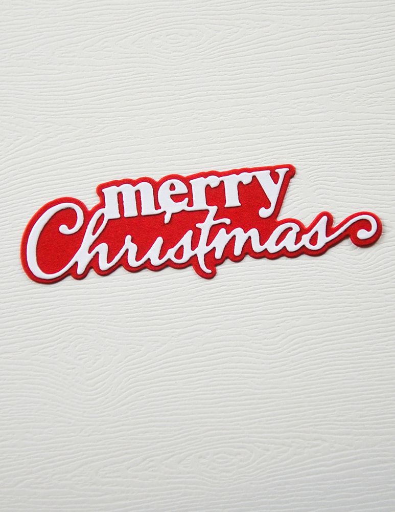 Memory Box Stanzschablone - 94936 Merry Christmas Stylish Script