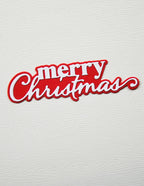 Memory Box Stanzschablone - 94936 Merry Christmas Stylish Script