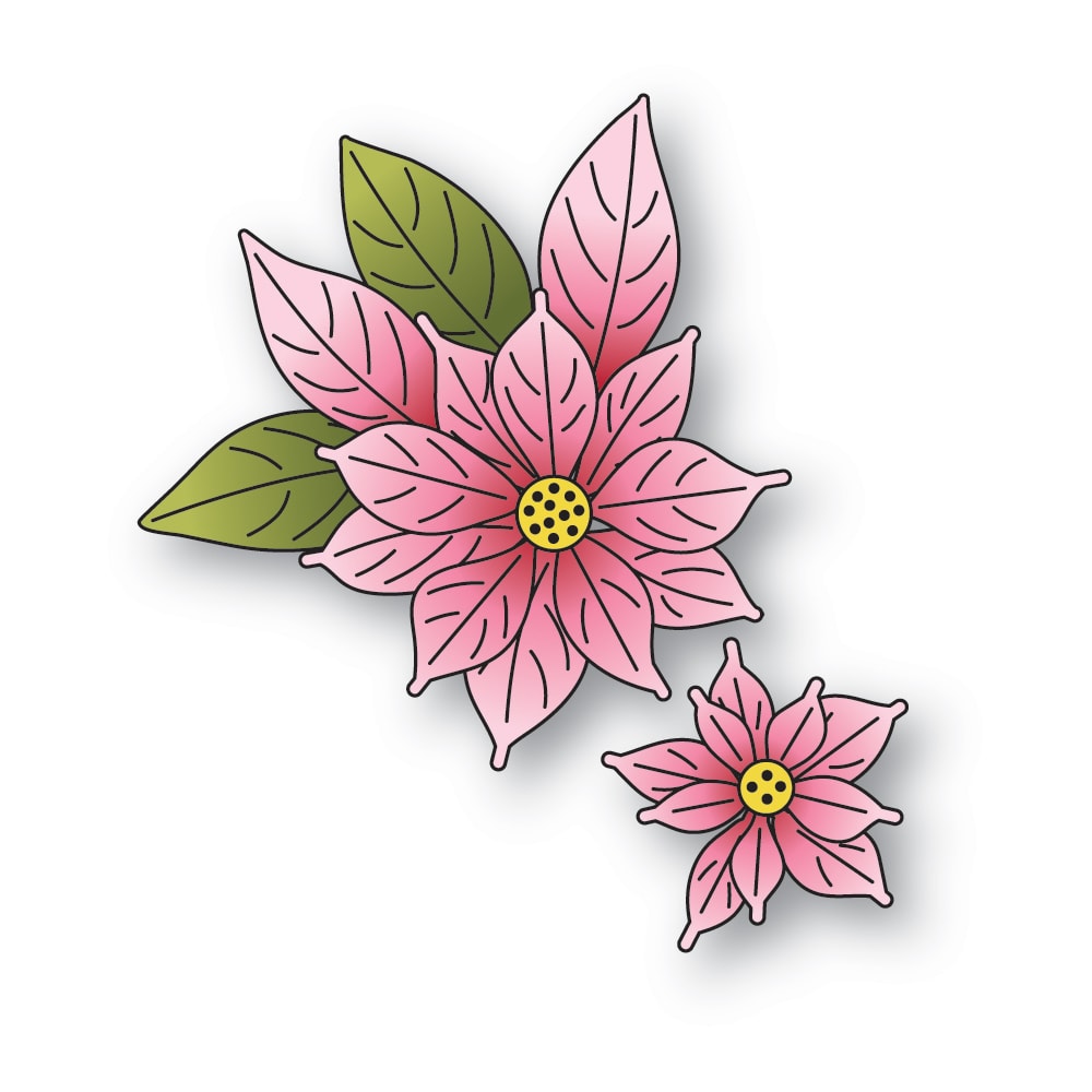 Memory Box Stanzschablone - 94937 Blooming Poinsettias