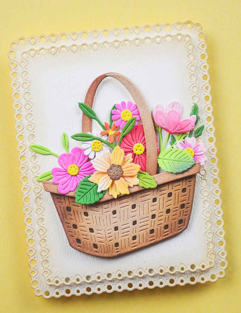 Memory Box Stanzschablone - 94941 Woven Flower Basket