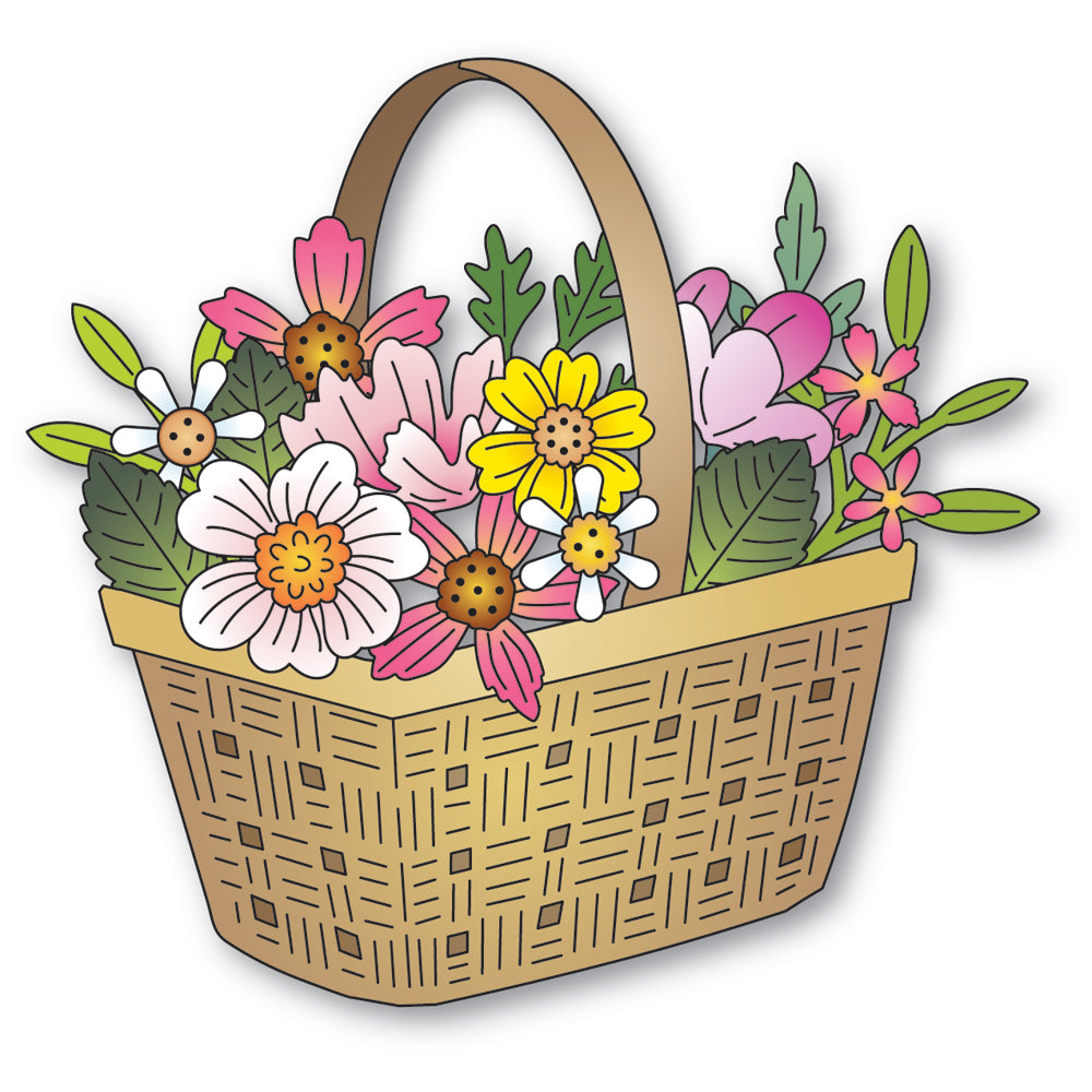 Memory Box Stanzschablone - 94941 Woven Flower Basket