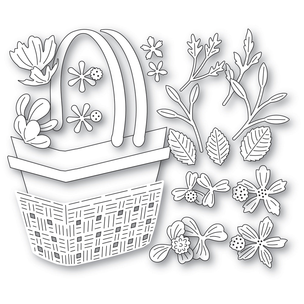 Memory Box Stanzschablone - 94941 Woven Flower Basket