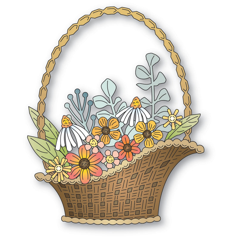Memory Box Stanzschablone - 94951 Arched Flower Basket