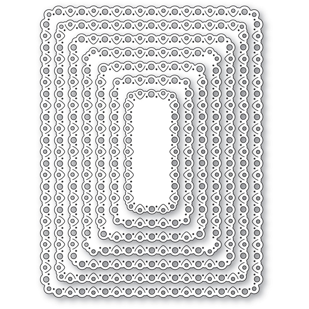 Memory Box Stanzschablone - 94962 Notched Eyelet Frames