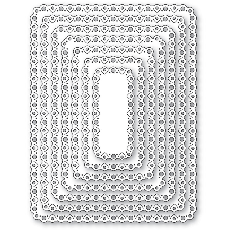 Memory Box Stanzschablone - 94962 Notched Eyelet Frames