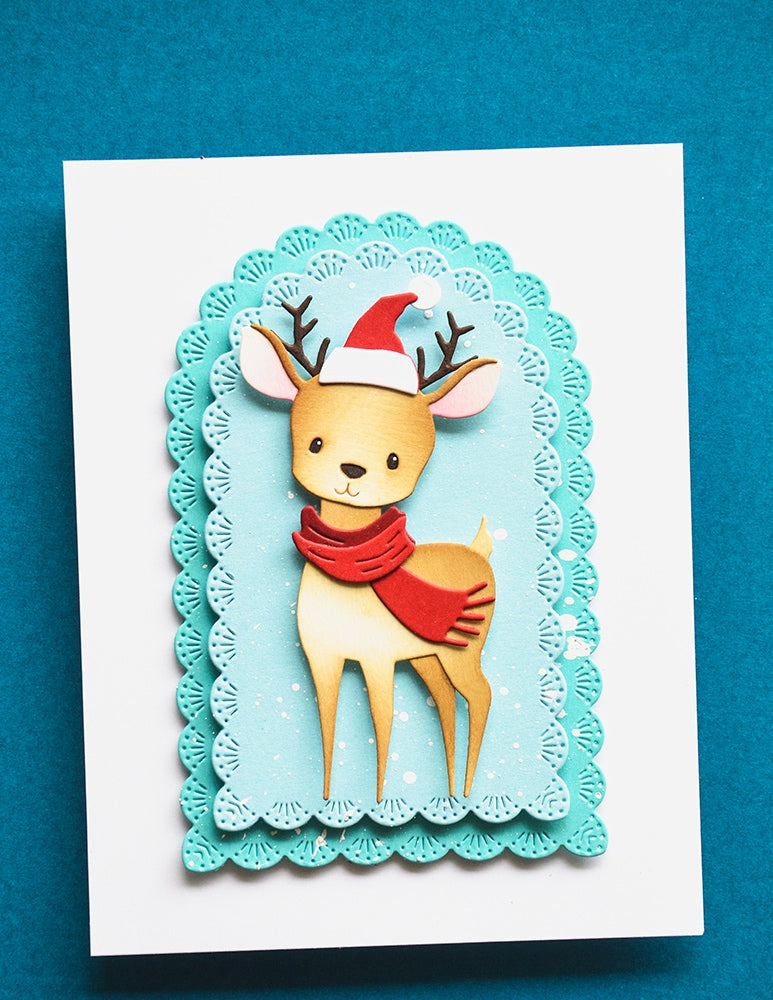 Memory Box Stanzschablone - 94966 Festive Fawn