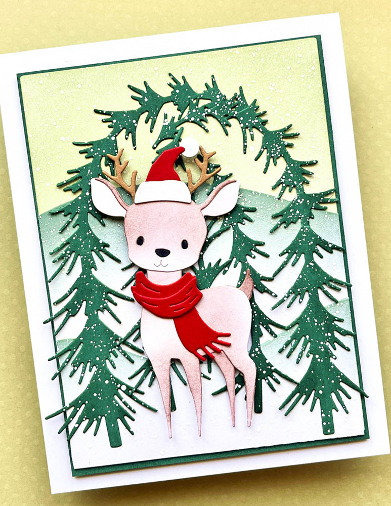 Memory Box Stanzschablone - 94966 Festive Fawn