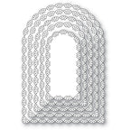 Memory Box Stanzschablone - 94967 Fan Stitch Scalloped Arch Frames