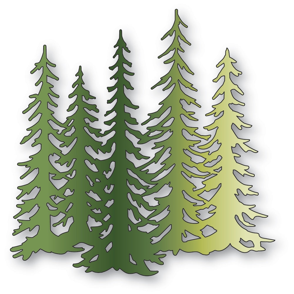 Memory Box Stanzschablone - 94969 Evergreen Tree Stand