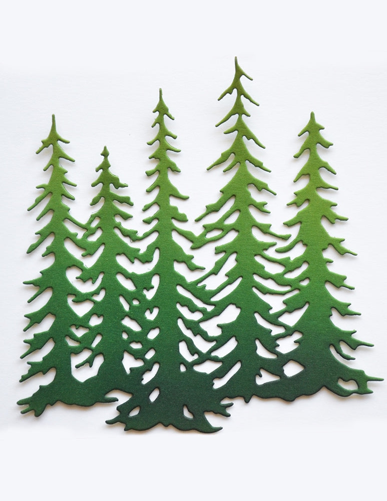 Memory Box Stanzschablone - 94969 Evergreen Tree Stand