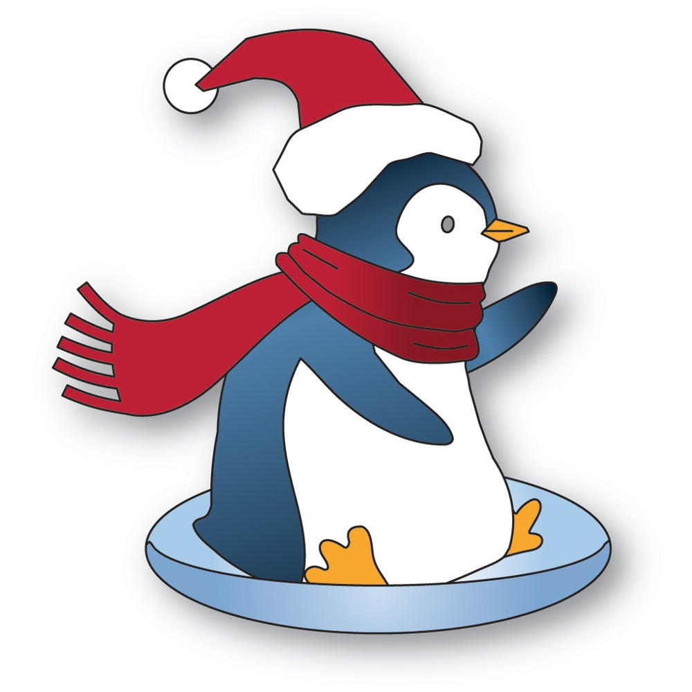 Memory Box Stanzschablone - 94972 Sledding Penguin