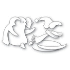 Memory Box Stanzschablone - 94972 Sledding Penguin
