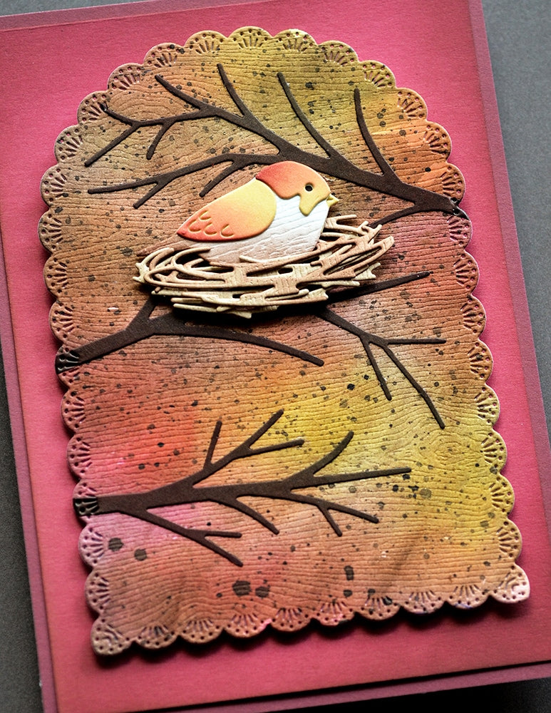 Memory Box Stanzschablone - 94976 Gathered Tree Trunks