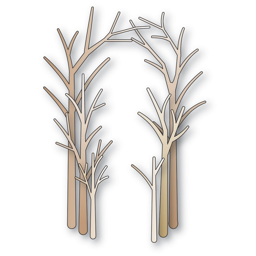 Memory Box Stanzschablone - 94976 Gathered Tree Trunks