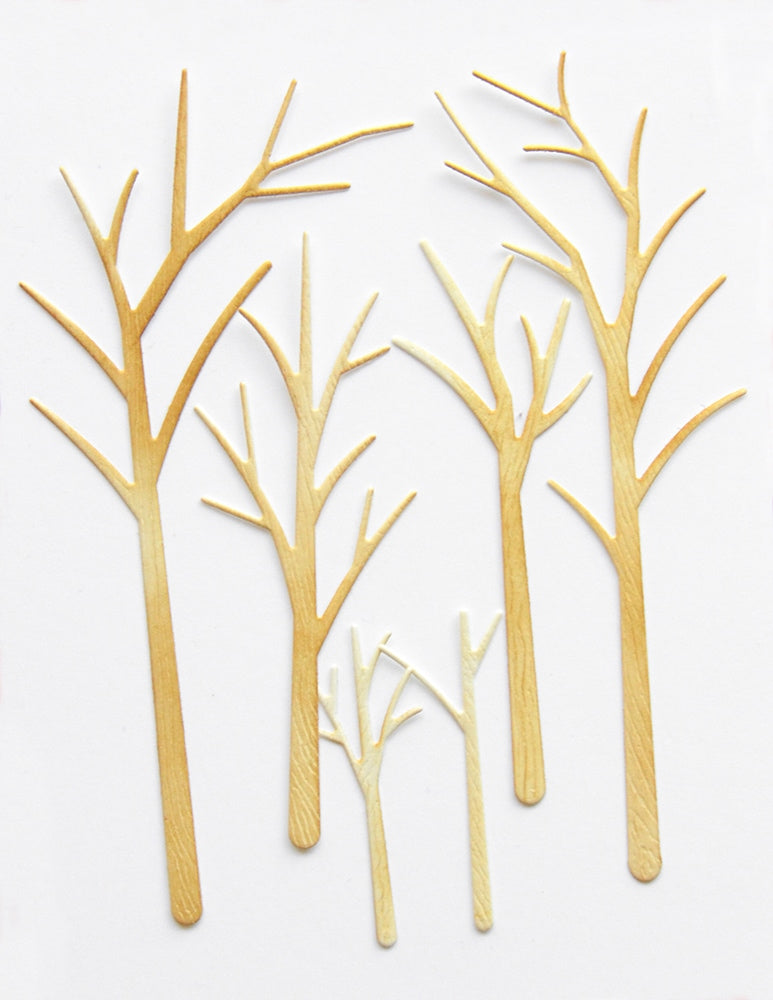 Memory Box Stanzschablone - 94976 Gathered Tree Trunks