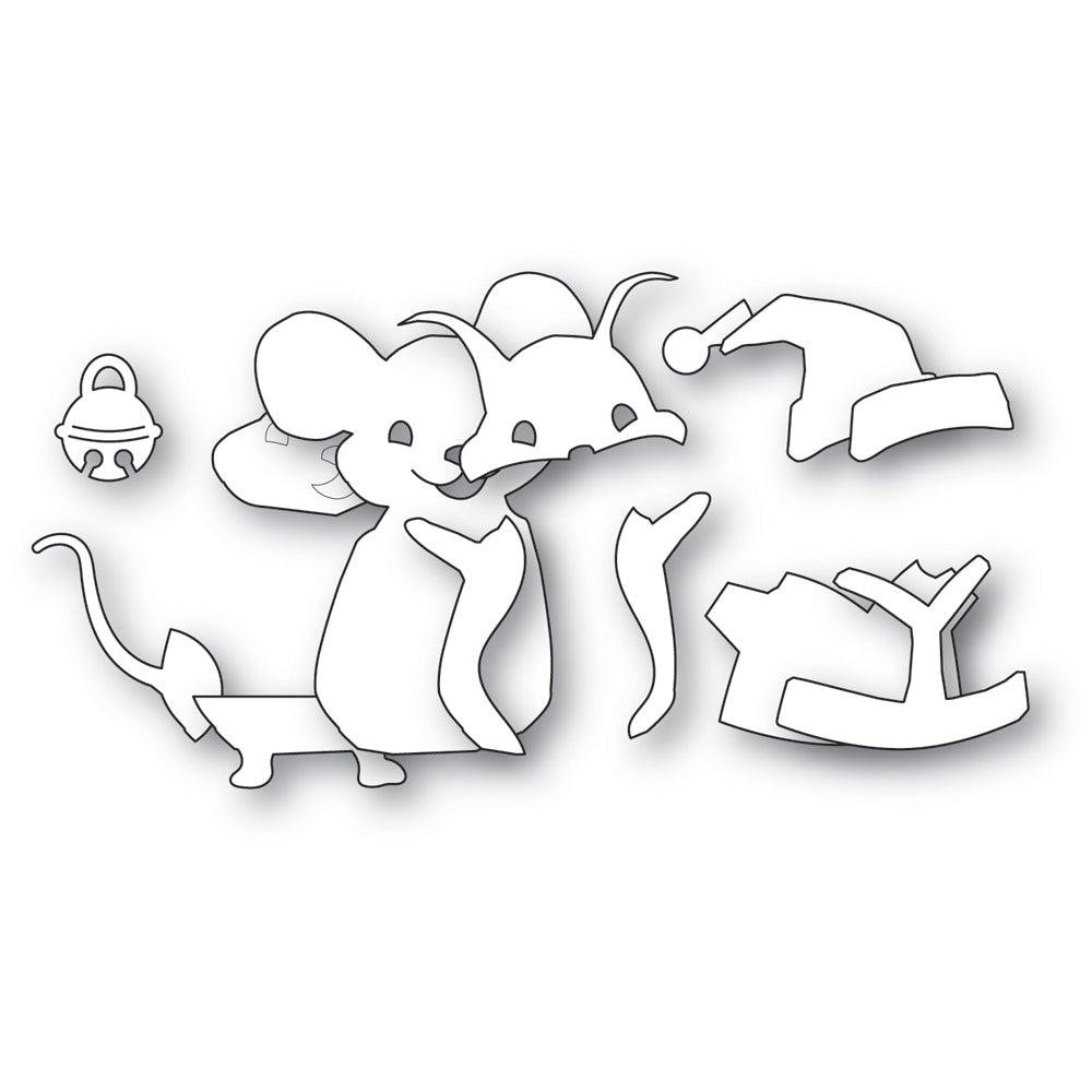 Memory Box Stanzschablone - 94980 Jingle Mouse