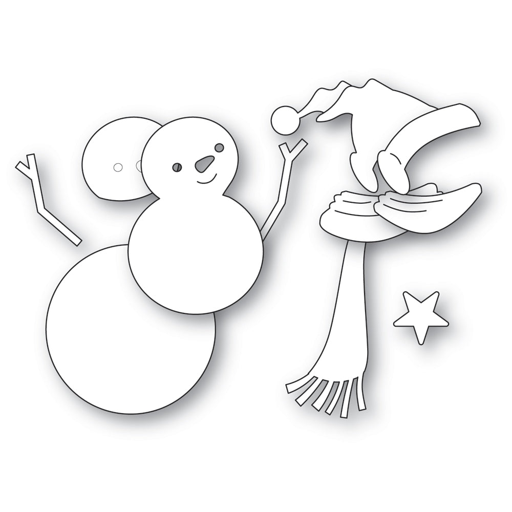 Memory Box Stanzschablone - 94981 Wishful Snowman