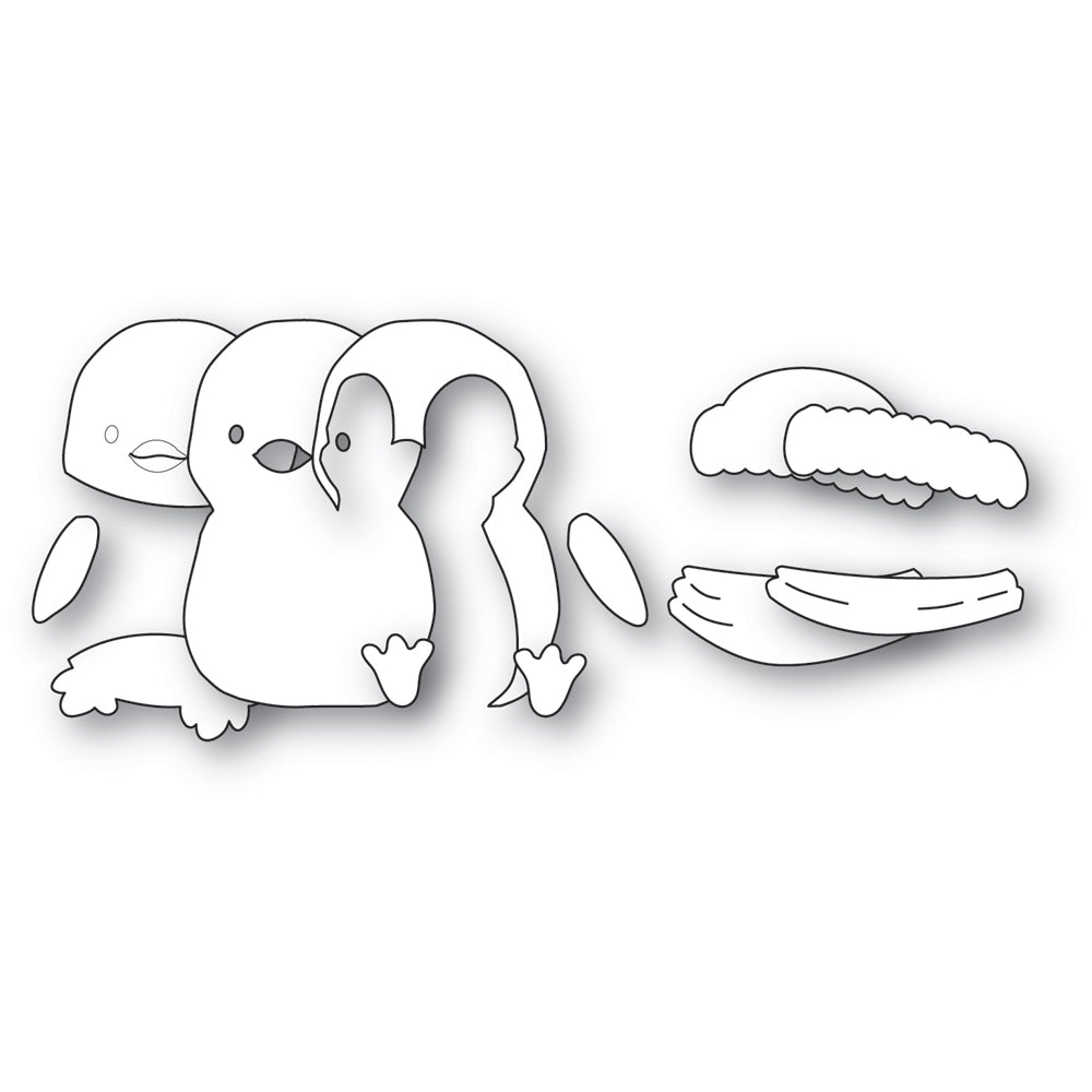 Memory Box Stanzschablone - 94990 Snuggled Penguin