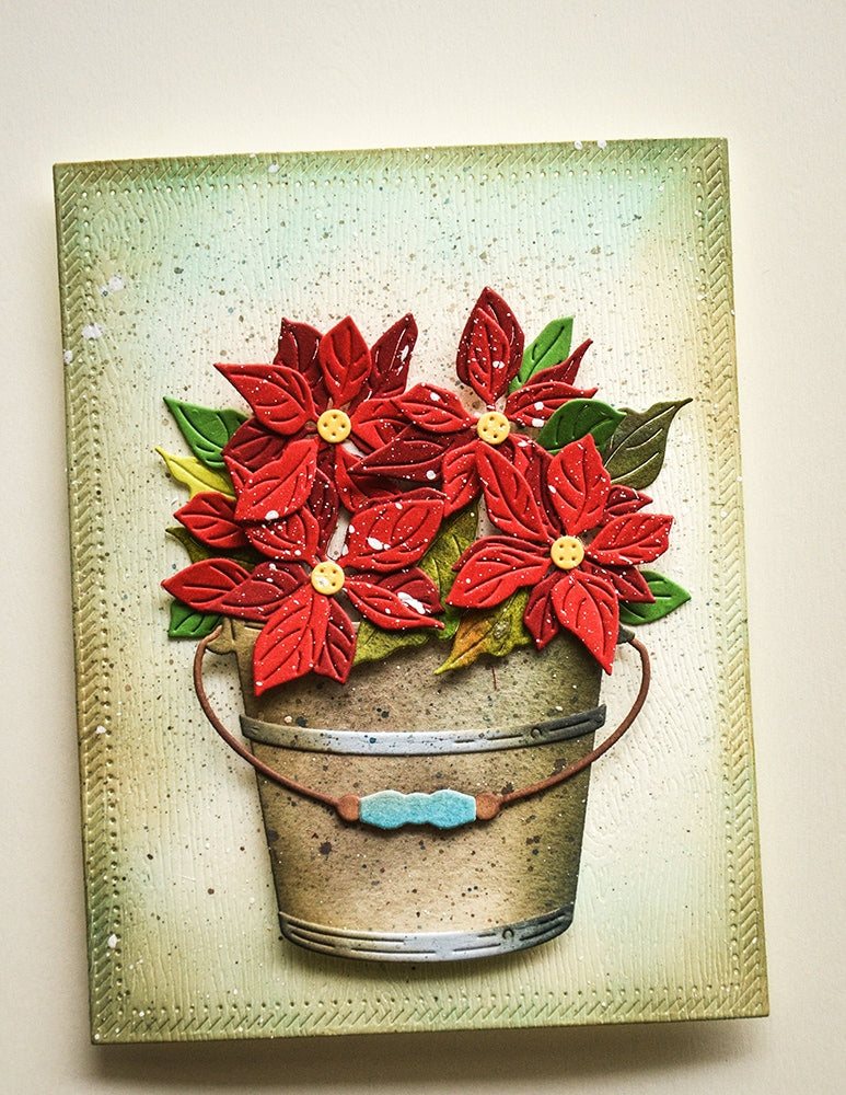 Memory Box Stanzschablone - 94996 Fresh Poinsettia Bundle