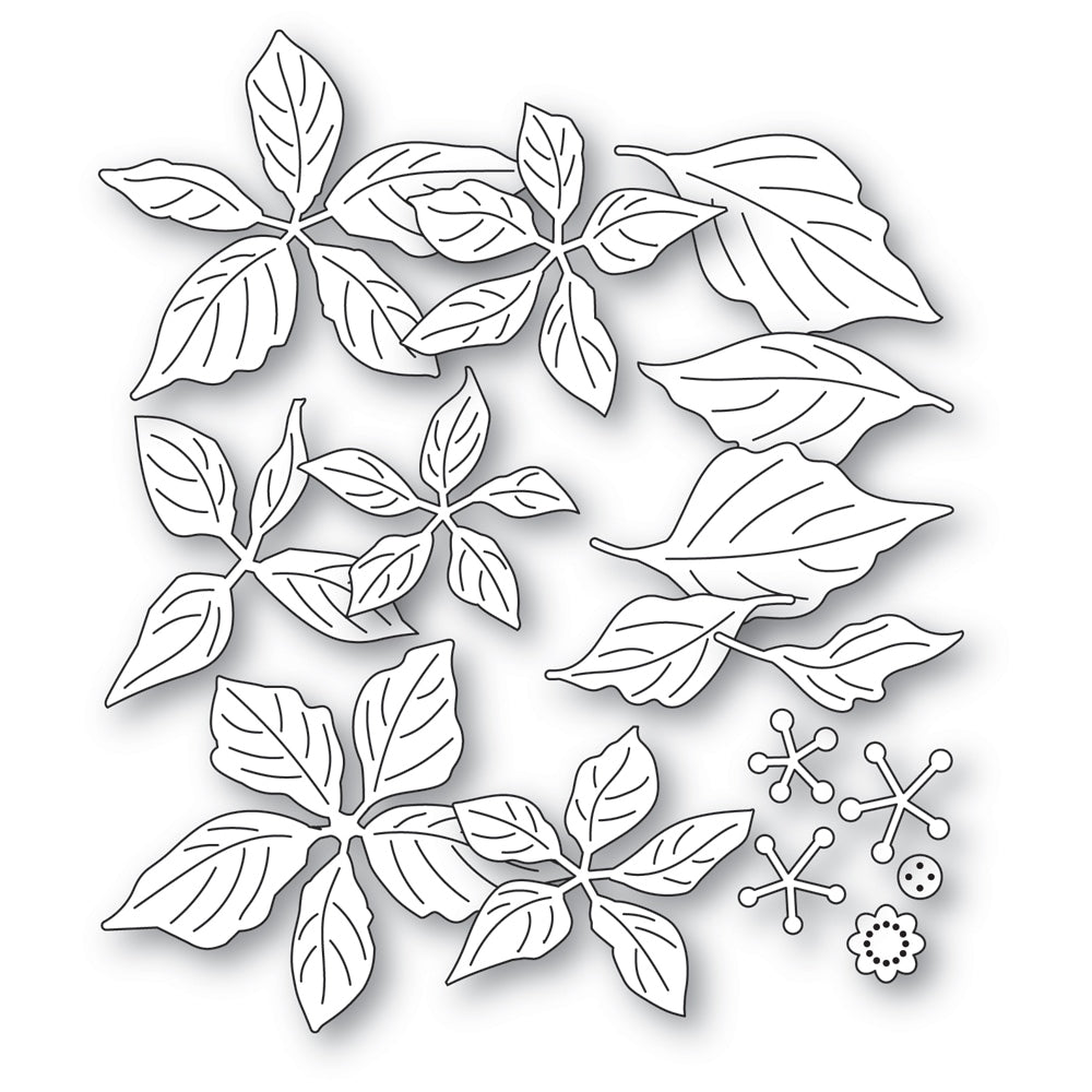 Memory Box Stanzschablone - 94996 Fresh Poinsettia Bundle