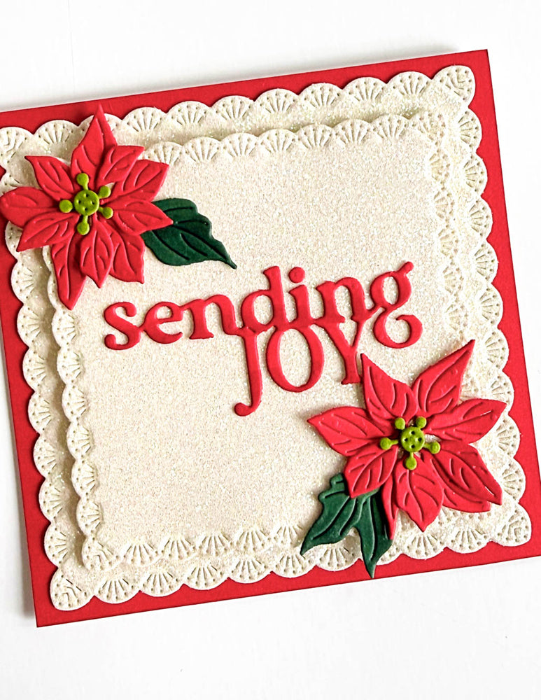 Memory Box Stanzschablone - 94996 Fresh Poinsettia Bundle