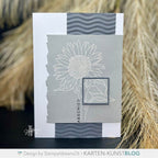 Karten-Kunst Clear Stamps KK-0251 - Scribble Sunflower / Sonnenblume