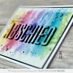 Karten-Kunst Stanzschablone kk-D170 - Joy Alphabet