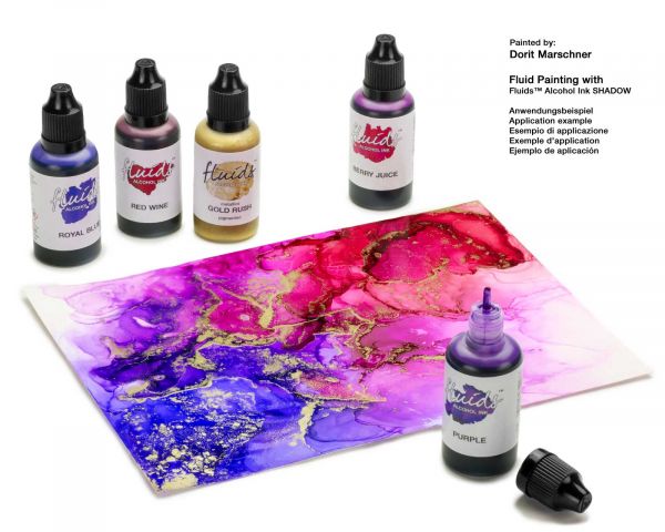 Octopus Fluids Alcohol Ink Starter Set GOLDEN EVE