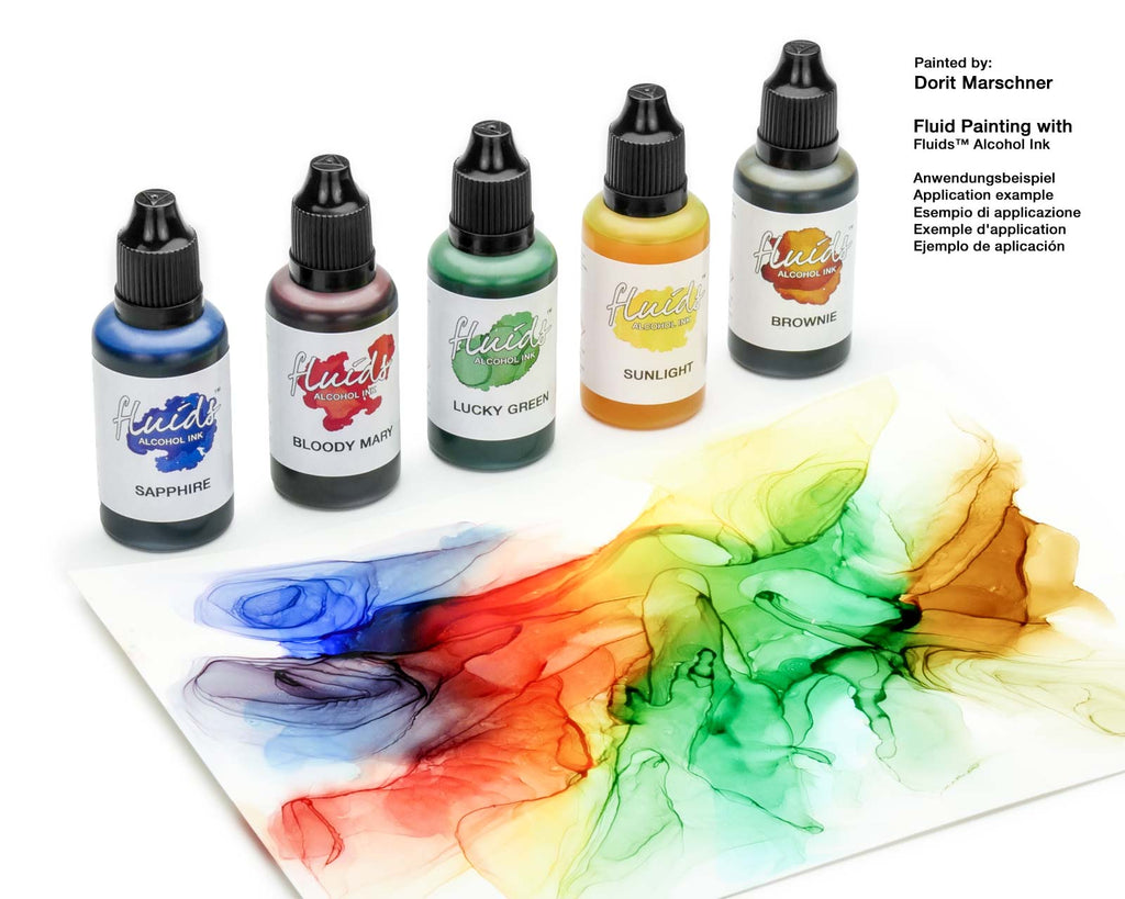 Octopus Fluids Alcohol Ink Starter Set CIRCLE