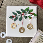 Karten-Kunst Clear Stamps KK-0201 - Weihnachten modern