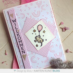 Karten-Kunst Clear Stamps KK-0077 - Viecher auf Ballonfahrt