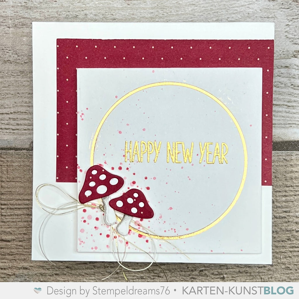 Karten-Kunst Hot Foil Plate kk-HF036 - Circle Borders