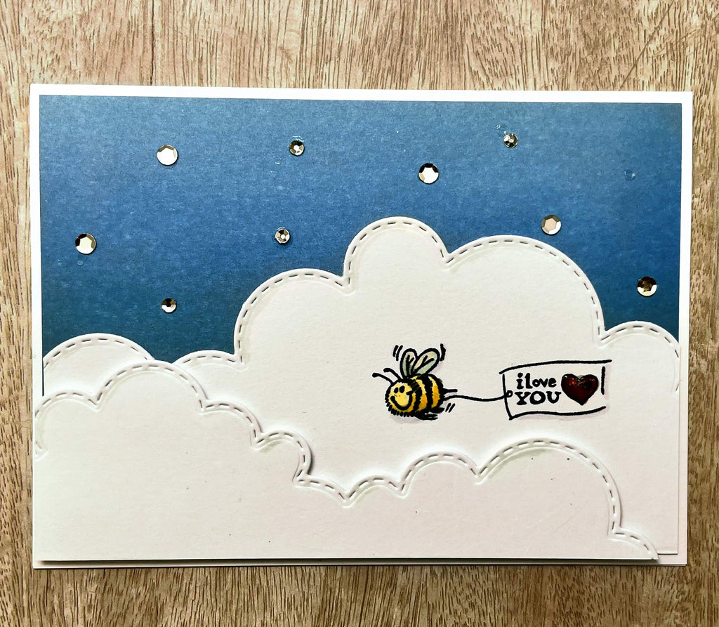 Karten-Kunst Stanzschablone kk-D153 - Cloud Borders