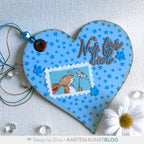 Karten-Kunst Stanzschablone kk-D224 - Elegant Script Nur für dich