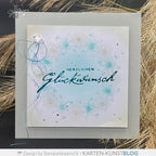 Karten-Kunst Hot Foil Plate kk-HF037 - Kombi Herzlichen Glückwunsch