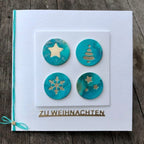 Karten-Kunst Stanzschablone kk-D130 - Weihnachten im Rahmen