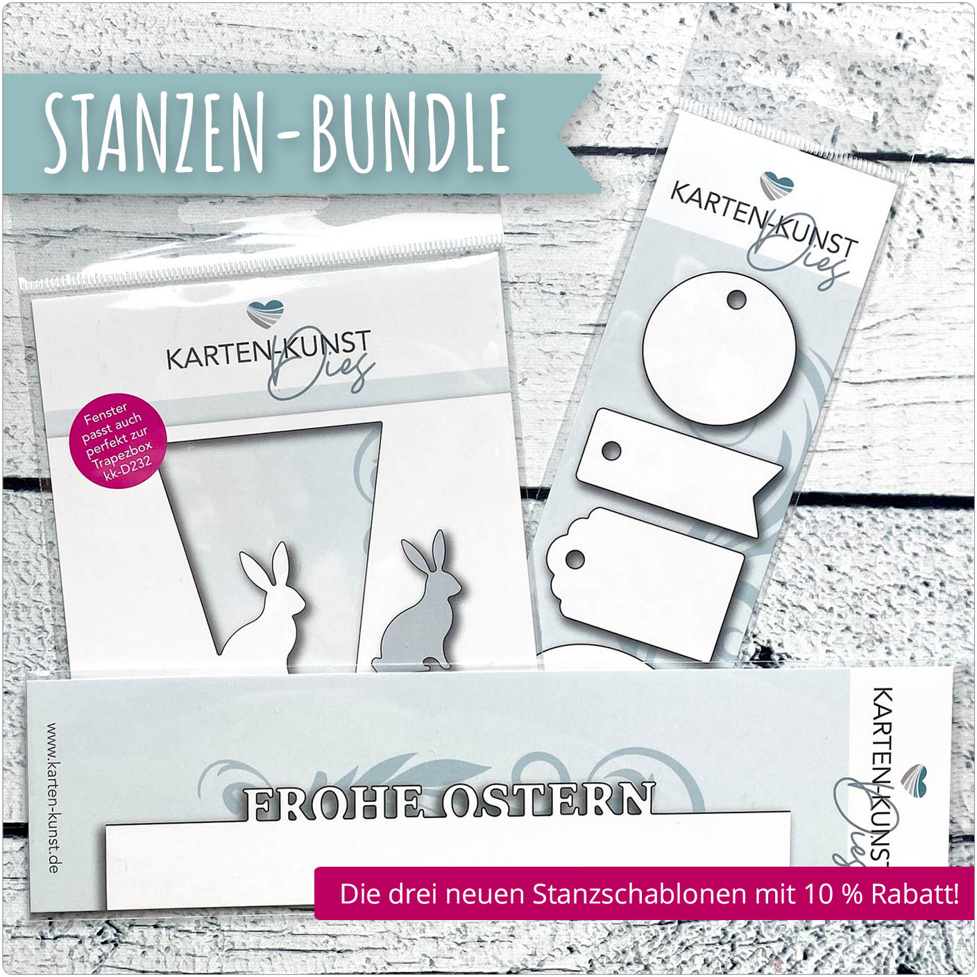 Alle neuen Stanzschablonen im Bundle mit 10% Rabatt!