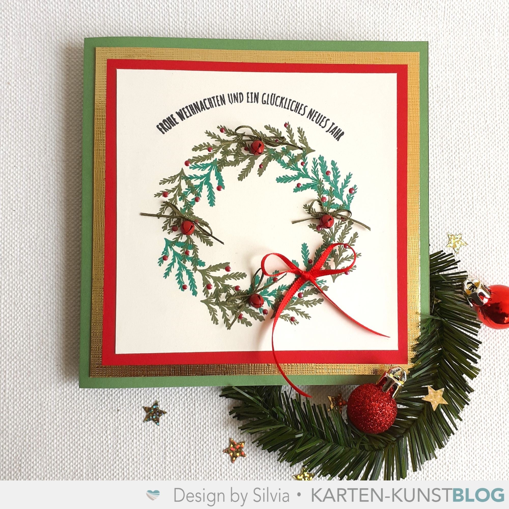 Karten-Kunst Clear Stamps KK-0267 - Circulus Blätterkranz
