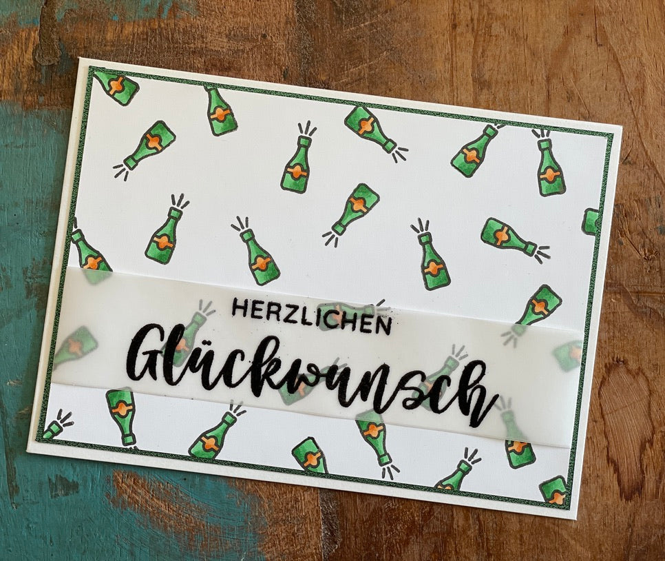 Karten-Kunst Clear Stamps KK-0238 - Lettering zum Geburtstag