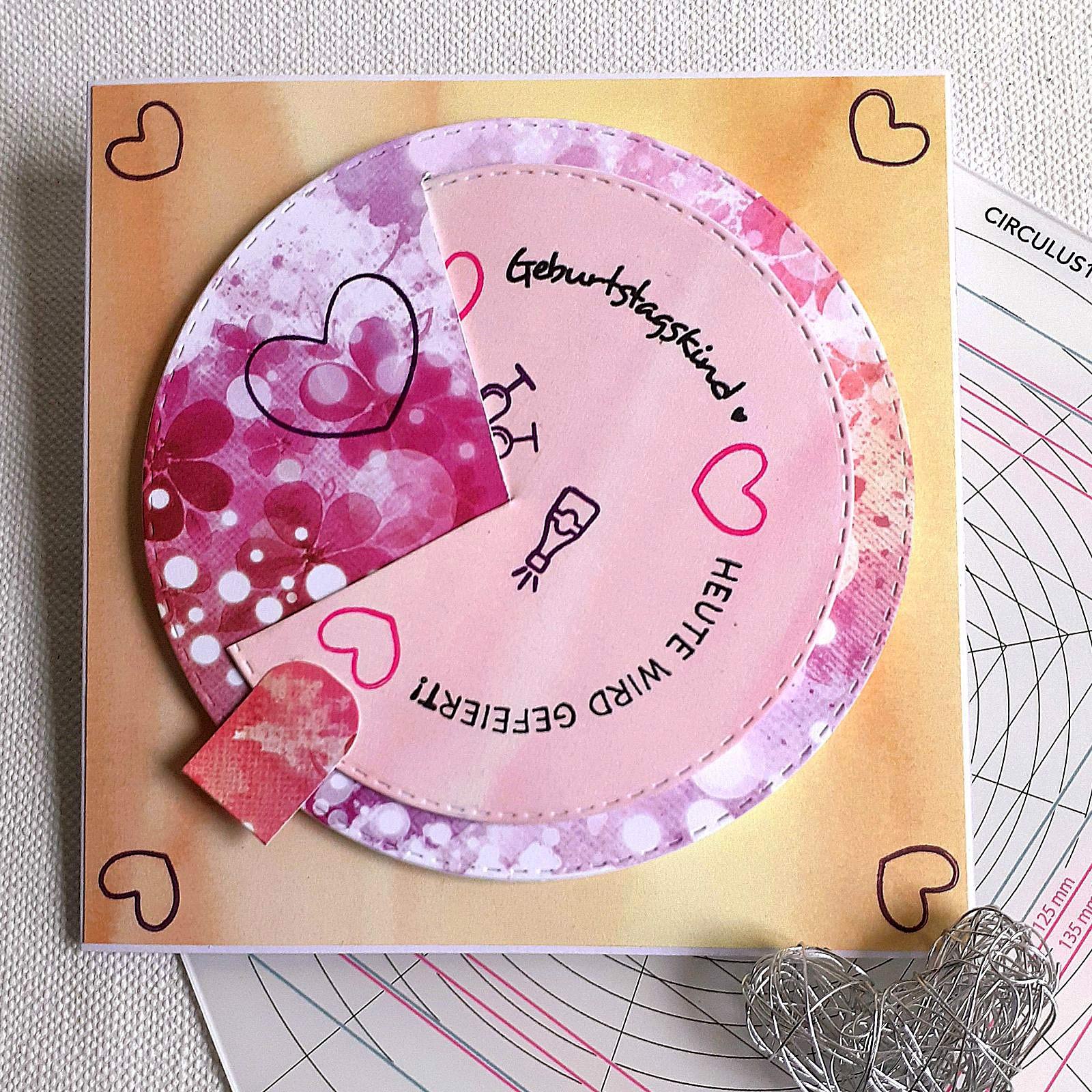 Karten-Kunst Clear Stamps KK-0298 - Circulus Sprüche Sommerparty