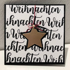 Karten-Kunst Stanzschablone kk-D161 - Nested Stars