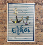 Karten-Kunst Stanzschablone kk-D087 - Anchors / Anker