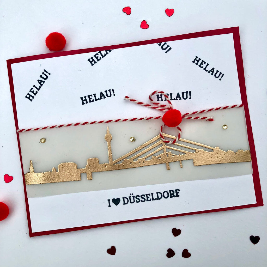 Karten-Kunst Clear Stamps KK-0203 - Skyline Düsseldorf