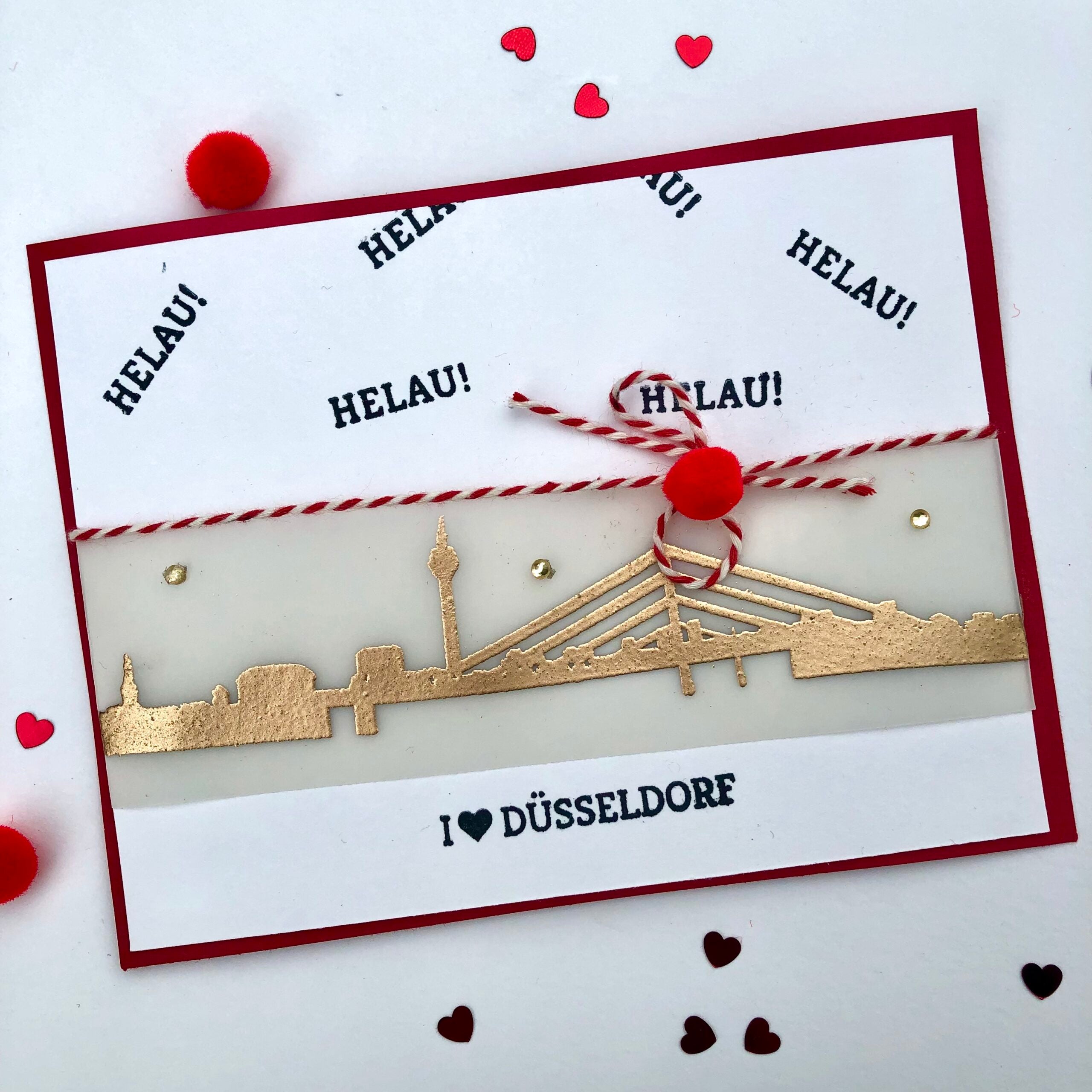 Karten-Kunst Clear Stamps KK-0203 - Skyline Düsseldorf