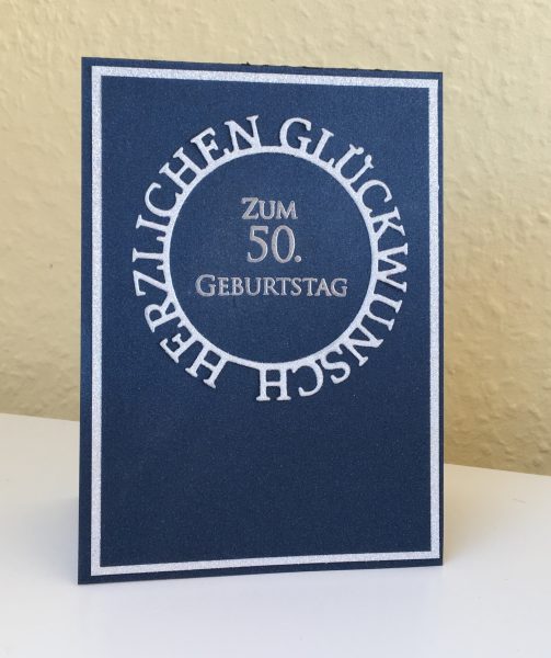 Karten-Kunst Stanzschablone kk-D042 - Kreistexte Herzlichen Glückwunsch
