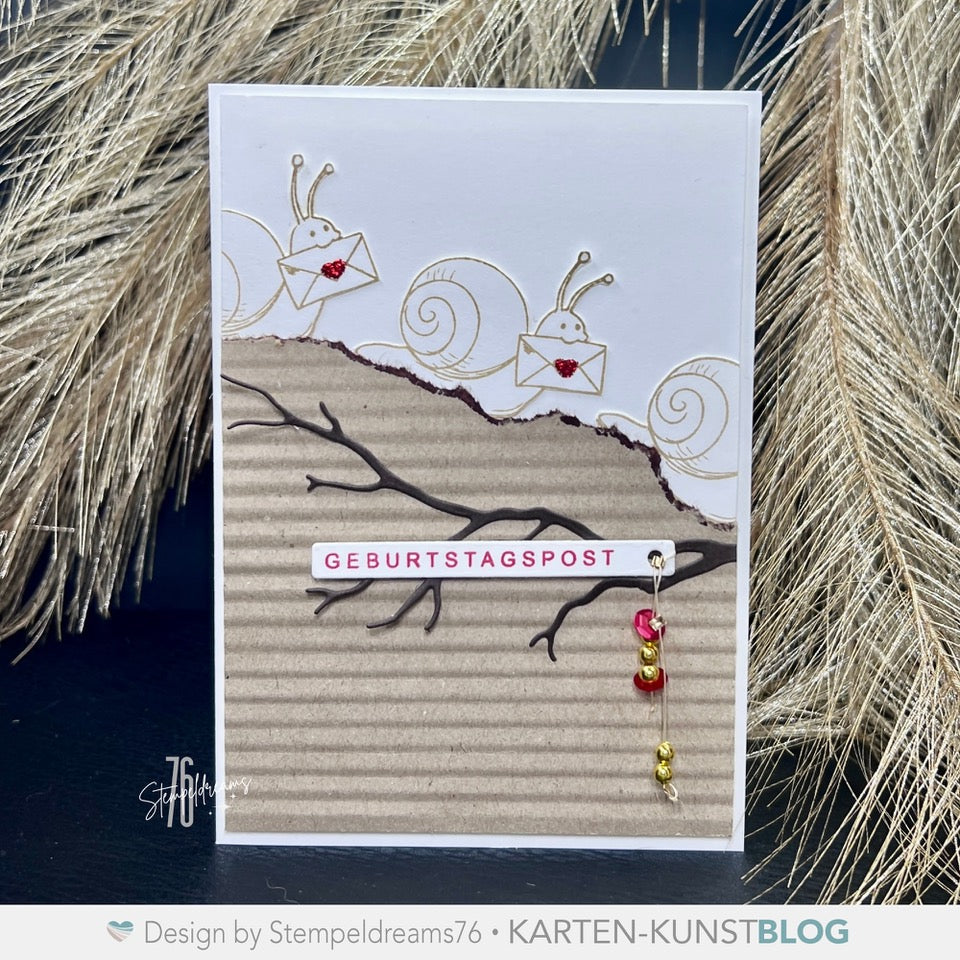 Karten-Kunst Stanzschablone kk-D205 - Mini Textrahmen Runde Ecken