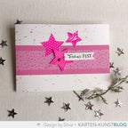 Karten-Kunst Clear Stamps KK-0273 - Gemusterte Sterne