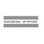 Karten-Kunst Clear Stamps KK-0102 - Washi-Tape Vielen lieben Dank