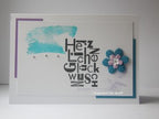 Karten-Kunst Clear Stamps KK-0013 - Buchstabenblöcke Glückwunsch / Weihnachten