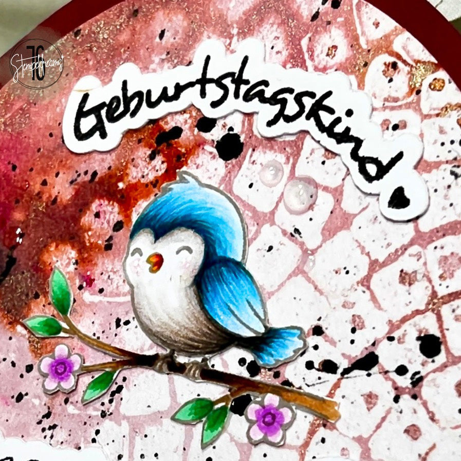 Karten-Kunst Clear Stamps KK-0300 - Tierische Blumengrüße